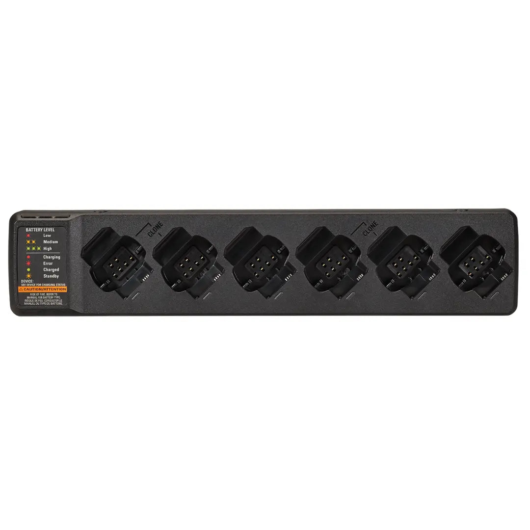Motorola CURVE DLR110 12 Pack Two-Way Radio Bundle with 2 Multi-Unit Chargers & 12 Headsets - Perfect for Retail, Hospitality, and Event Staff Communication