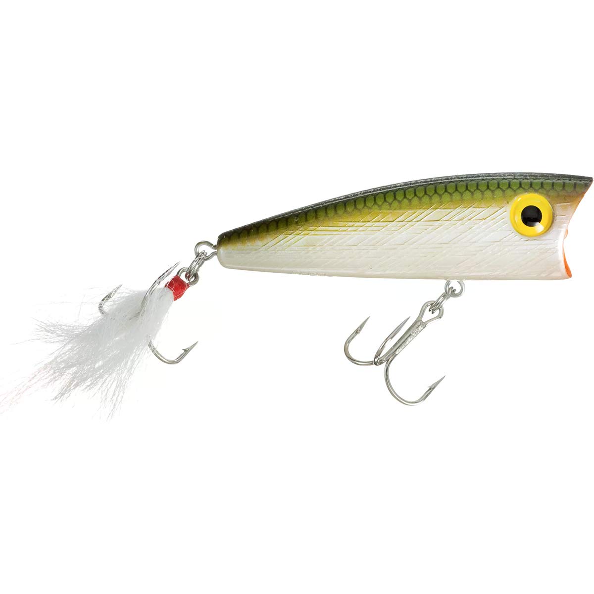 Rebel Lures Pop-R Topwater Popper Fishing Lure - Best Bass & Trout Bait for Freshwater & Saltwater - Perfect for Casting, Trolling & Shore Fishing