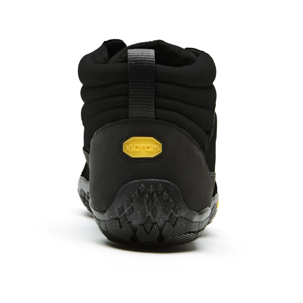 Vibram Men's V Trek Hiking Shoes - Black/Black - Lightweight & Durable for Outdoor Adventures, Trail Running & Travel