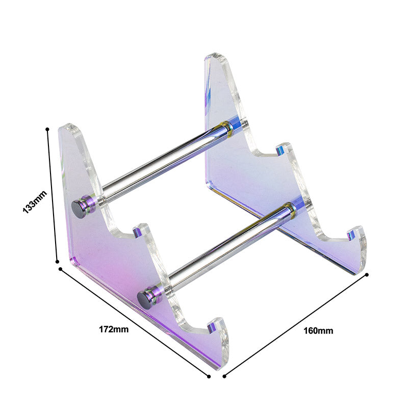 Acrylic Transparent/Colorful Single Layer Mechanical Keyboard Display Stand - Perfect for Showcasing & Organizing Your Keyboard Collection at Home or Office