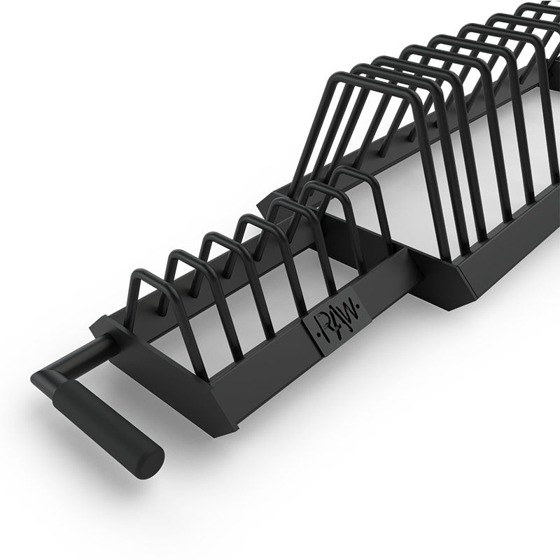 Premium Bumper Plate Rack Toaster - Heavy Duty Weight Plate Organizer for CrossFit & Home Gym - Perfect for Olympic Lifting and Strength Training