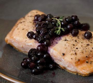 Northwest Wild Foods Fresh Frozen Wild Blue Huckleberries - 4.5lbs Antioxidant-Rich Superfruit for Smoothies, Baking, Jams & Healthy Recipes | Organic, Gluten-Free, Vegan-Friendly | Perfect for Breakfast Bowls, Desserts & Meal Prep