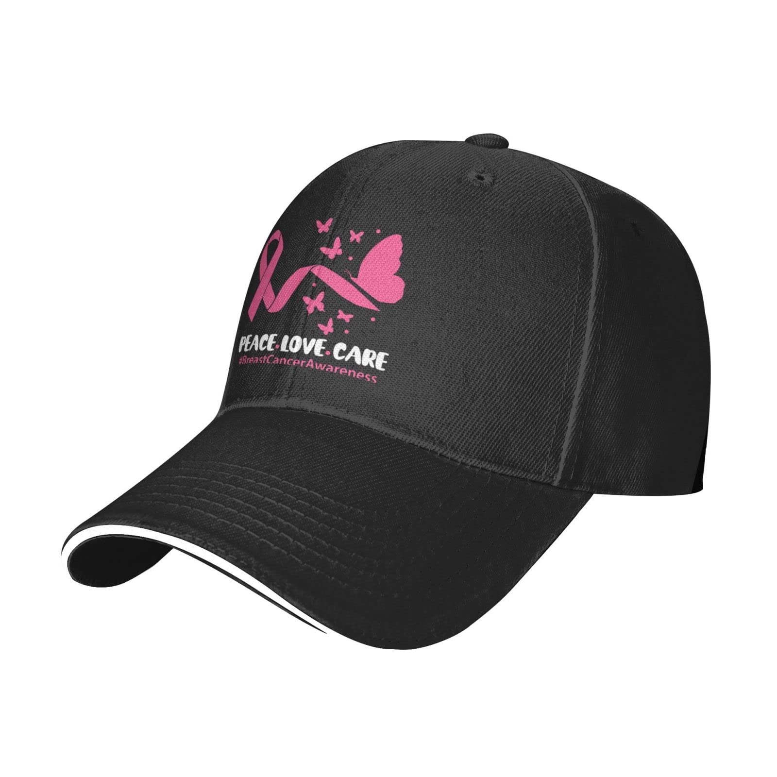 JABB Breast Cancer Awareness Dad Hat - Adjustable Cotton Cap for Men & Women - Support Cancer Awareness with Stylish Unisex Hats - Perfect for Fundraisers, Walks & Everyday Wear