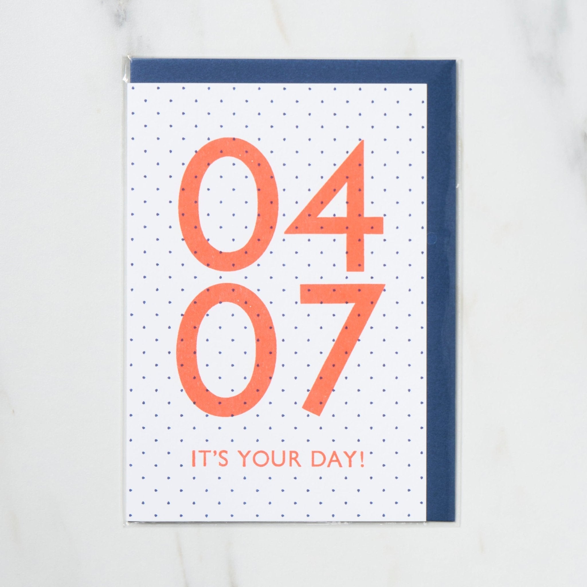 365 Find Your Day Card - April Edition | Premium Letterpress Greeting Card for Birthdays, Anniversaries & Special Occasions