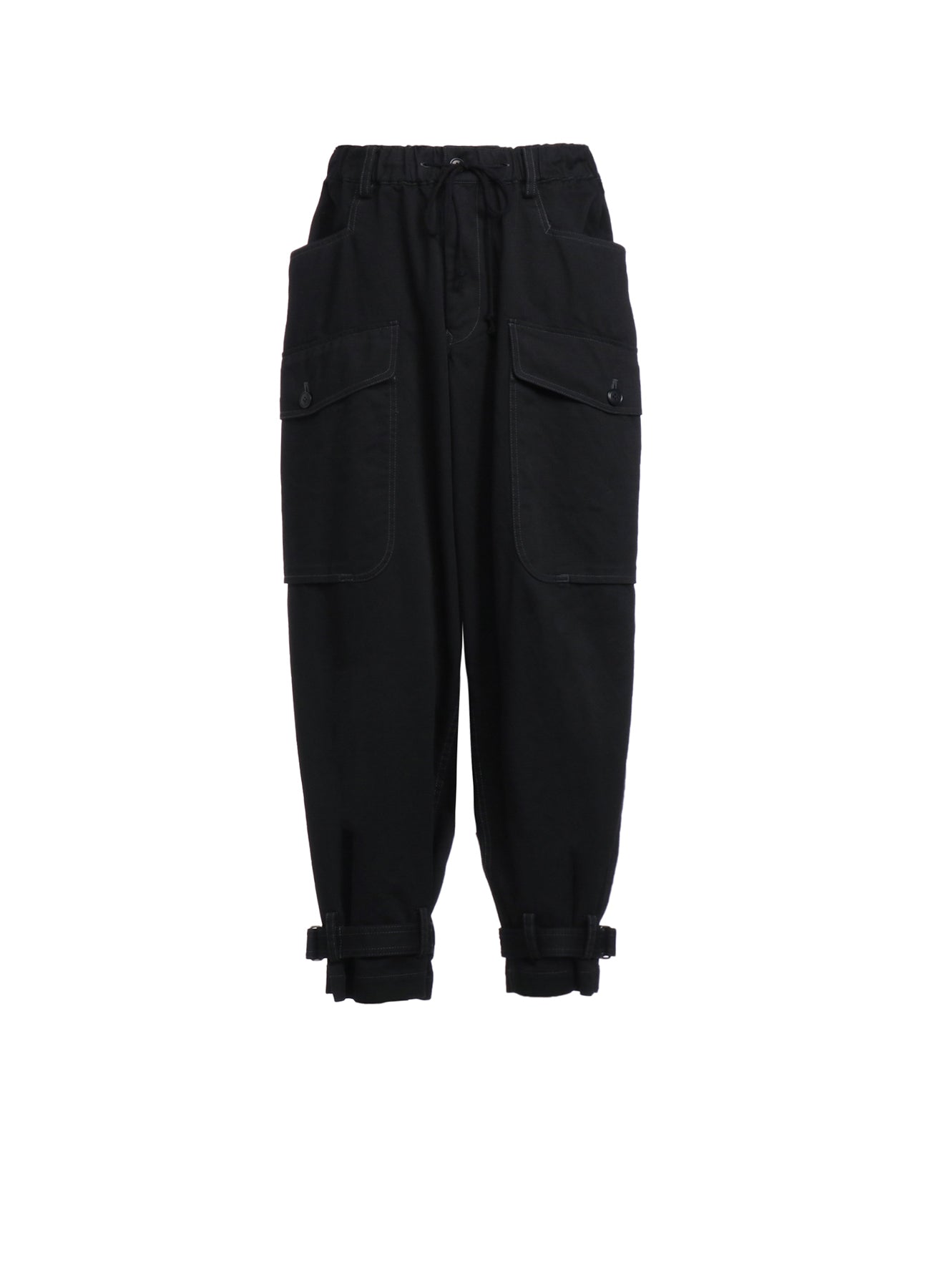 Men's Cotton Drill Cargo Pants with Belted Hems - Durable Workwear & Outdoor Adventure Pants for Hiking, Camping & Casual Wear
