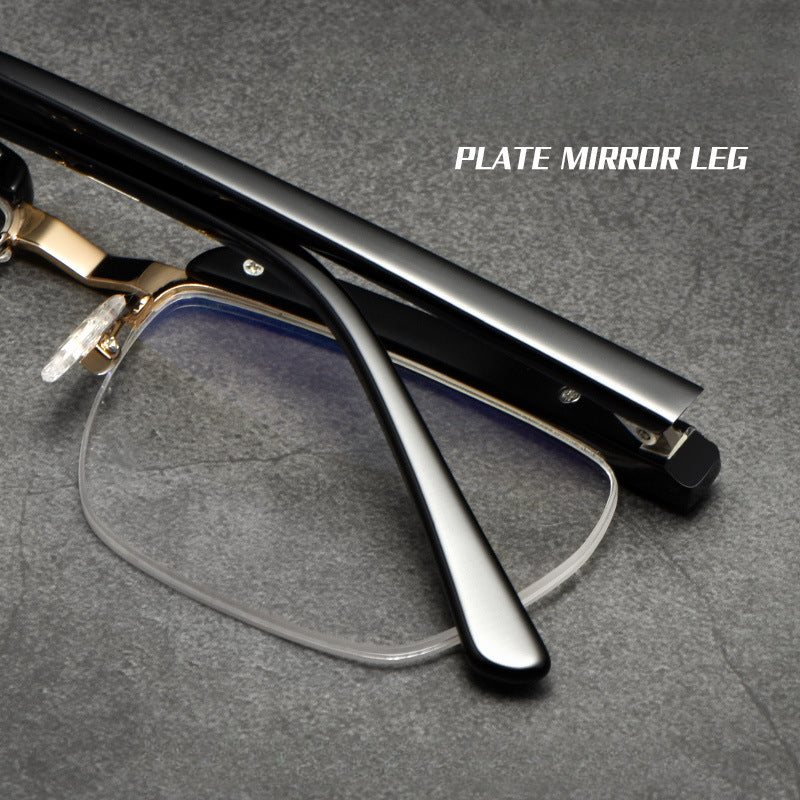 Tom Hardy Legendary Retro Acetate Glasses Frame - Vintage Style Eyewear for Men | Perfect for Costume Parties, Movie Nights & Fashion Statements