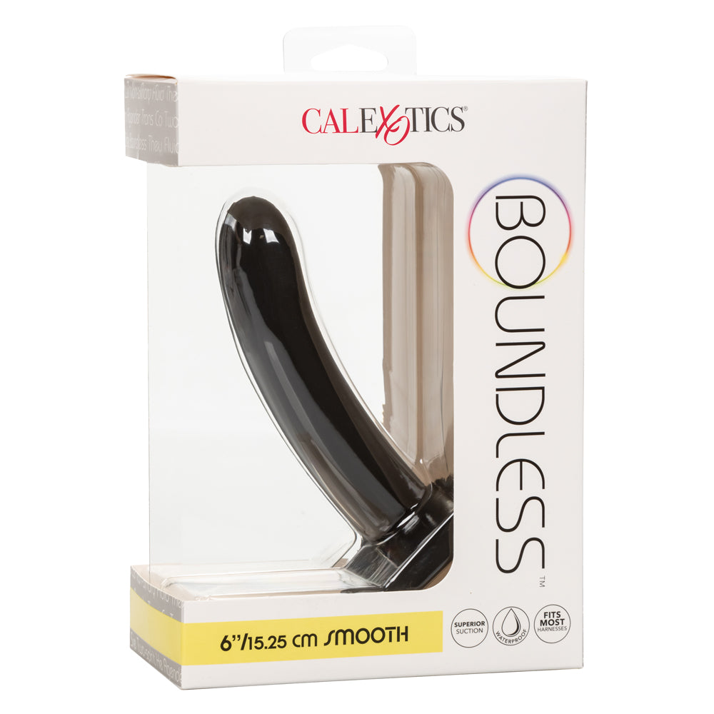 Boundless 6 Inch Smooth Silicone Dildo with Strong Suction Cup - Realistic Adult Toy for Solo Play, Couples Use & BDSM Scenes