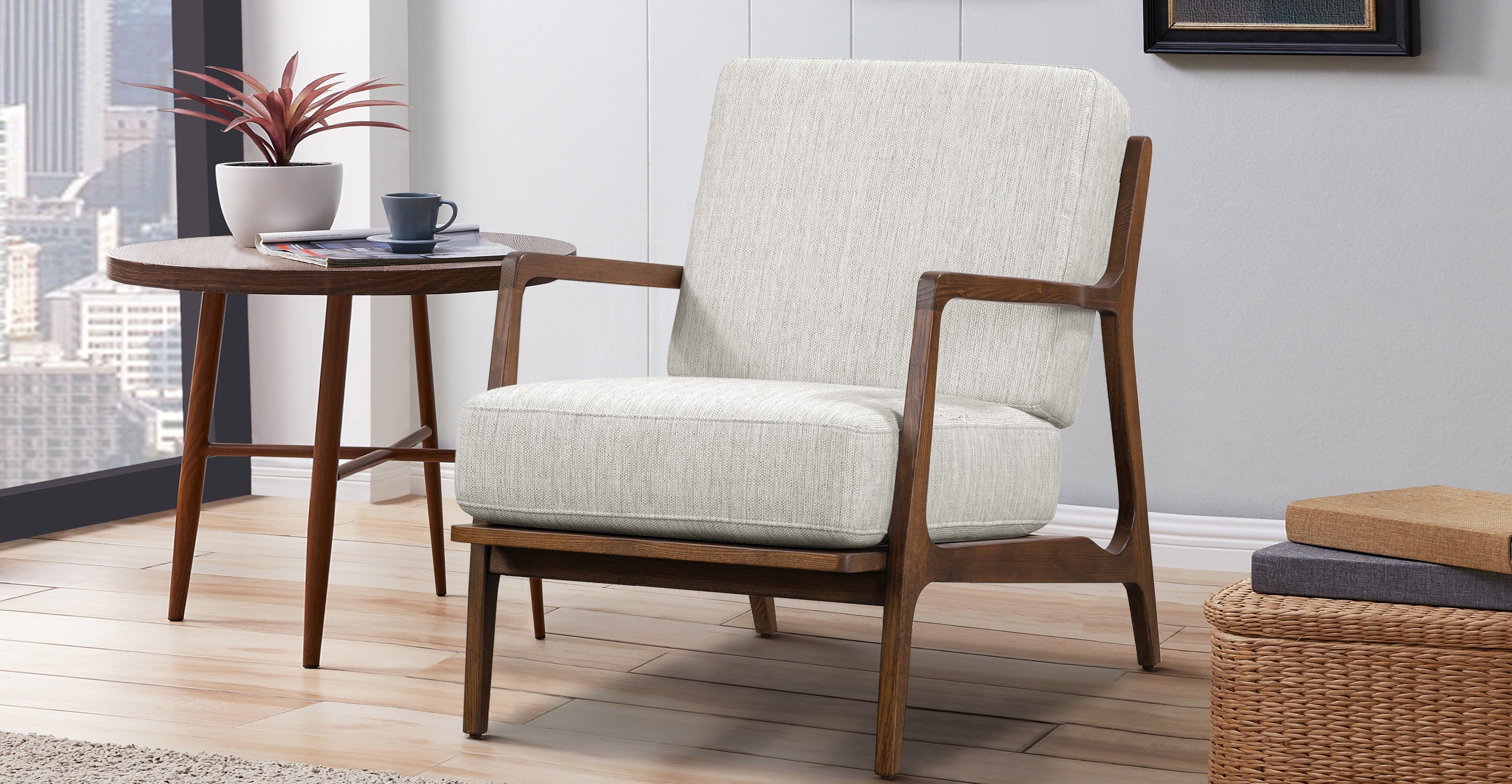 Verity Lounge Chair - Modern Comfortable Accent Chair for Living Room, Bedroom & Office - Perfect for Relaxing, Reading & Lounging