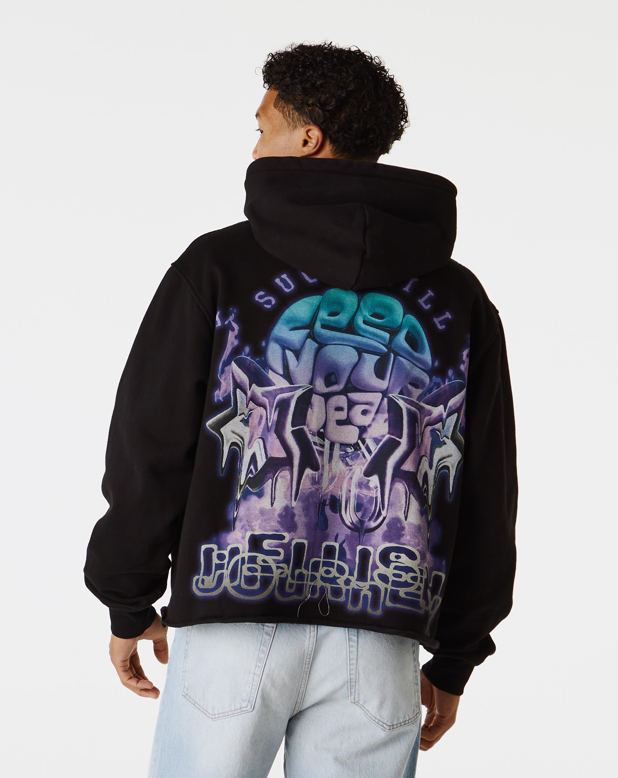 Hellish Cropped Hoodie for Women - Trendy Streetwear Pullover Sweatshirt | Perfect for Casual Outfits, Gym Wear & Night Out