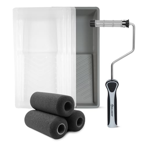 4 Inch Jumbo Foam Roller Set with tray