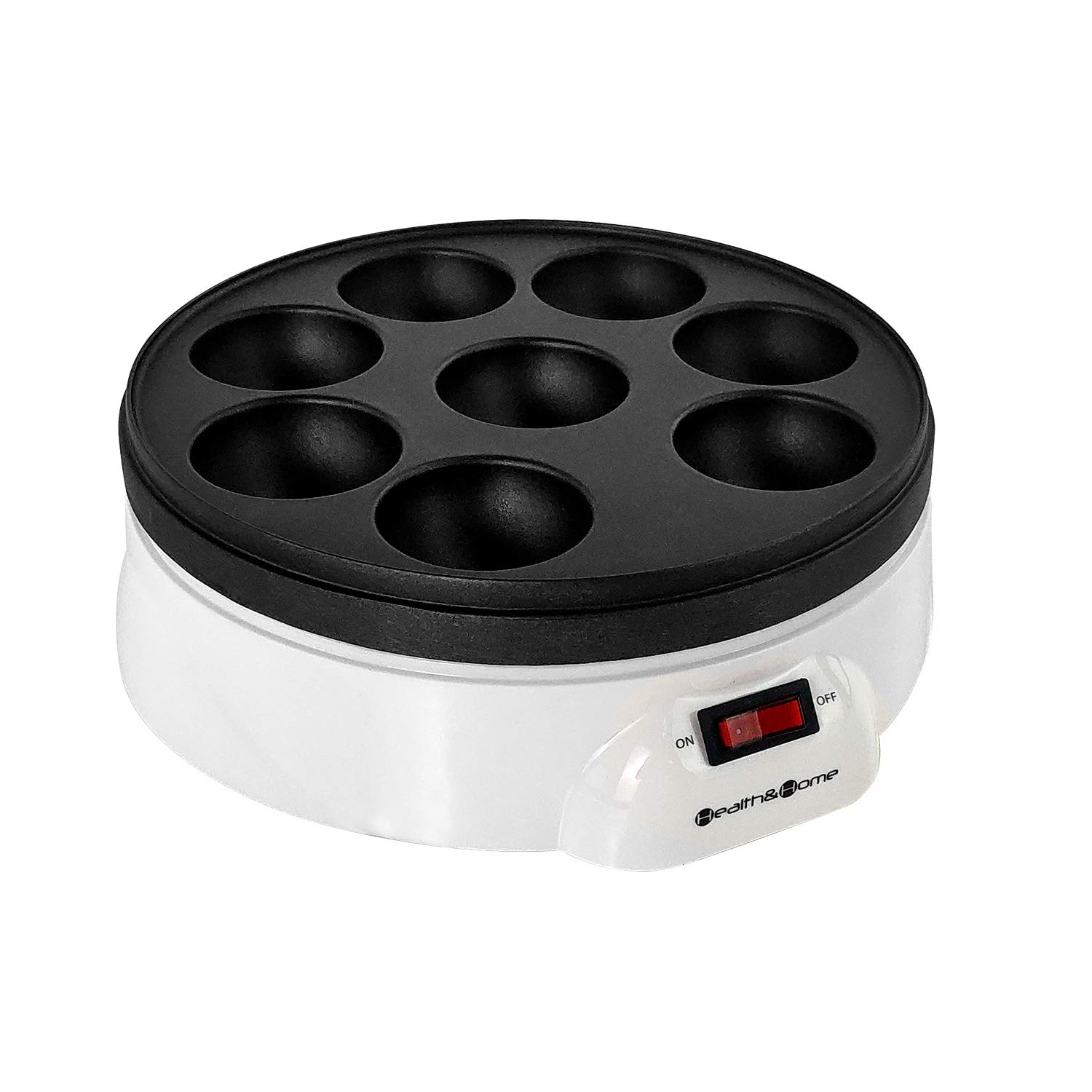 Electric Japanese Takoyaki Octopus Ball Pan - 8-Ball Nonstick Cake Pops Maker for Desserts, Danish Aebleskiver & Ebelskiver - Perfect for Home Cooking, Party Snacks & Street Food Style Treats