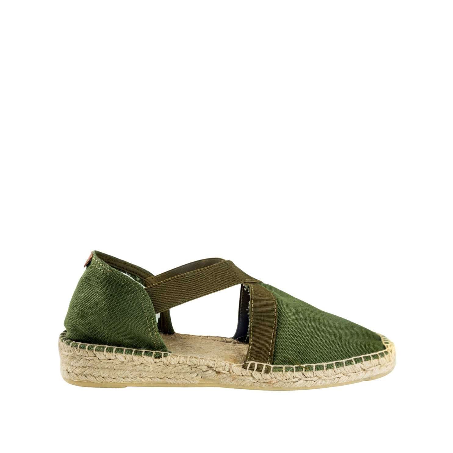 Women's Canvas Espadrille Shoes with Comfortable Jute Sole & Elastic Design - Perfect for Summer, Beach, and Casual Outings