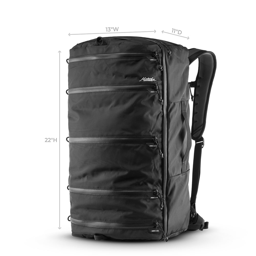 Matador SEG45 Ultralight Waterproof Travel Pack - Compact Backpack for Hiking, Camping & Outdoor Adventures | Perfect for Day Trips & Minimalist Travelers