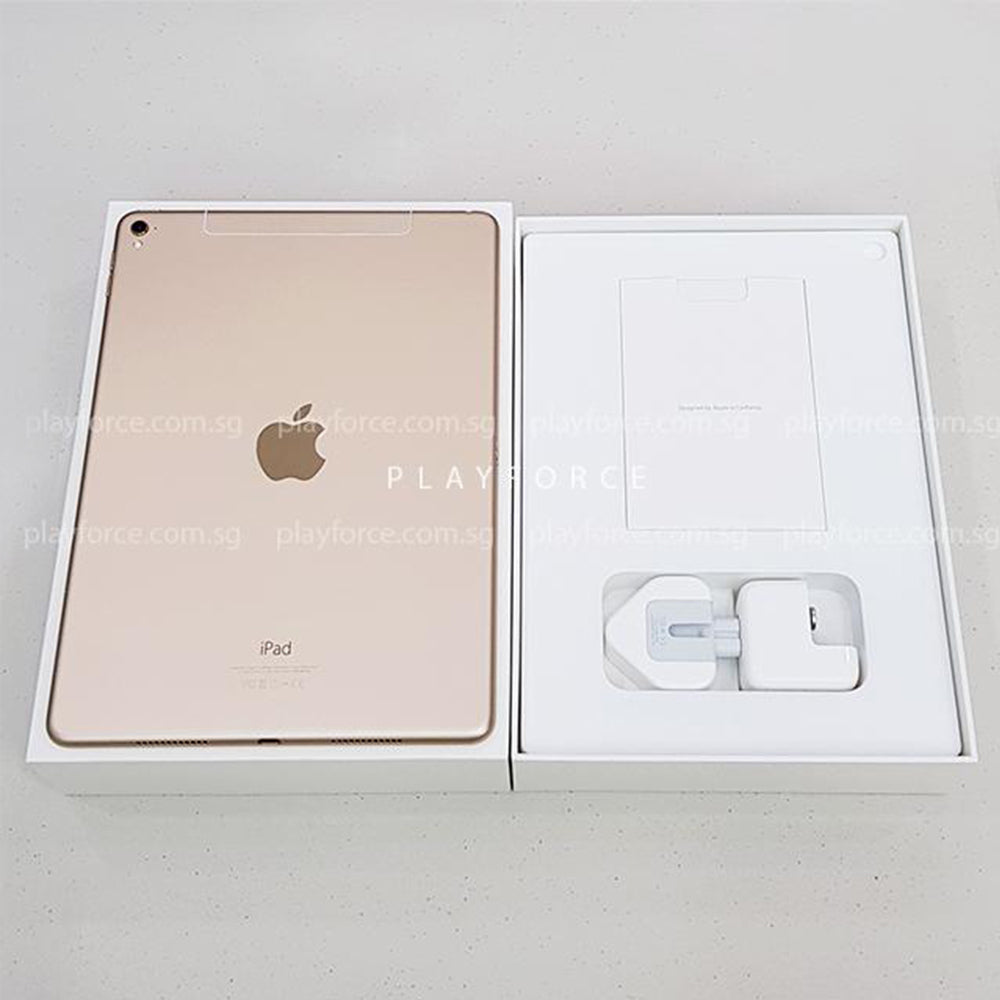 Apple iPad Pro 9.7-inch 1st Generation (128GB, Wi-Fi + Cellular, Gold) - Premium Tablet for Work, Study & Entertainment