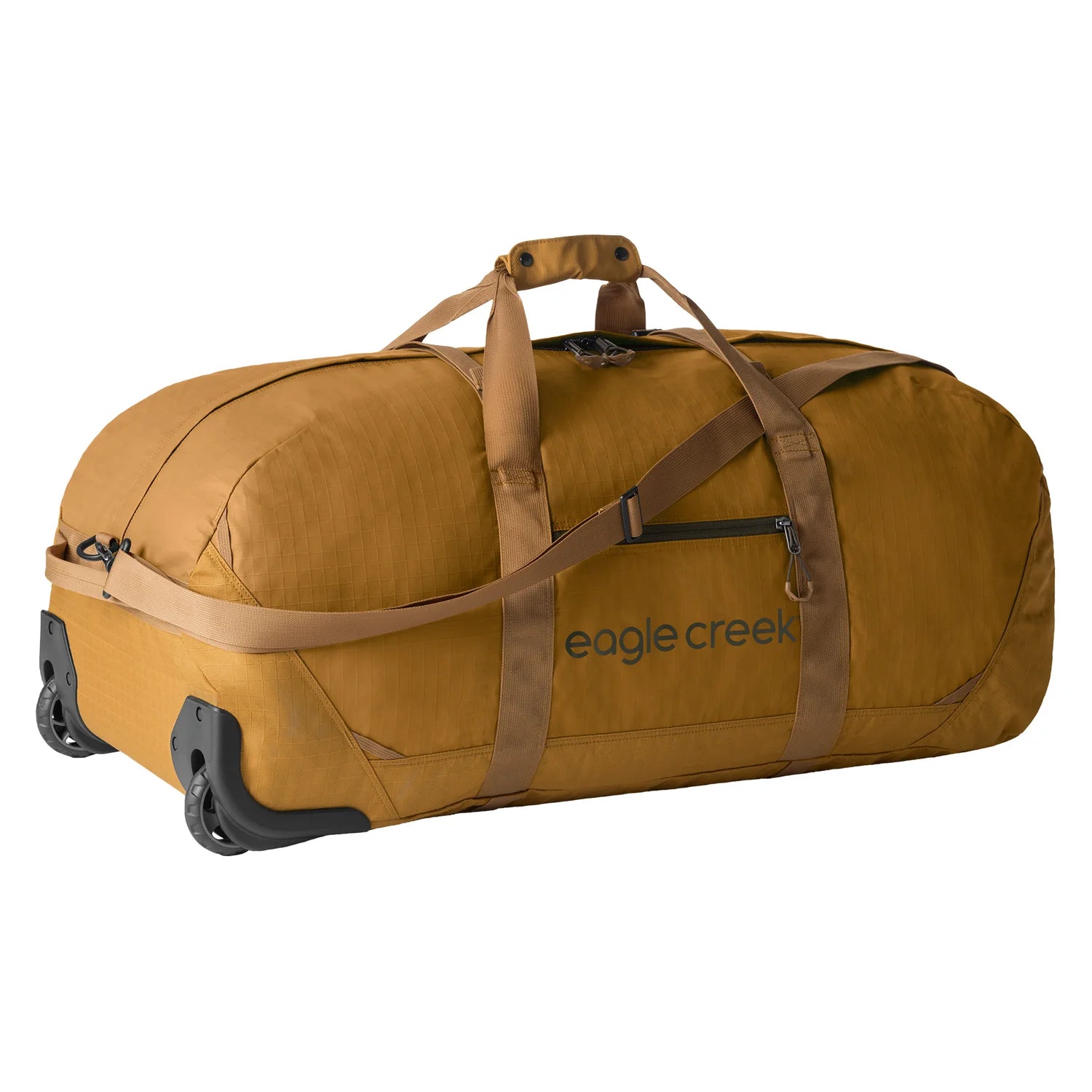 Eagle Creek No Matter What Rolling Duffel 110L - Large Travel Duffel Bag with Wheels, Safari Brown - Perfect for Adventure Travel, Camping & Airplane Luggage