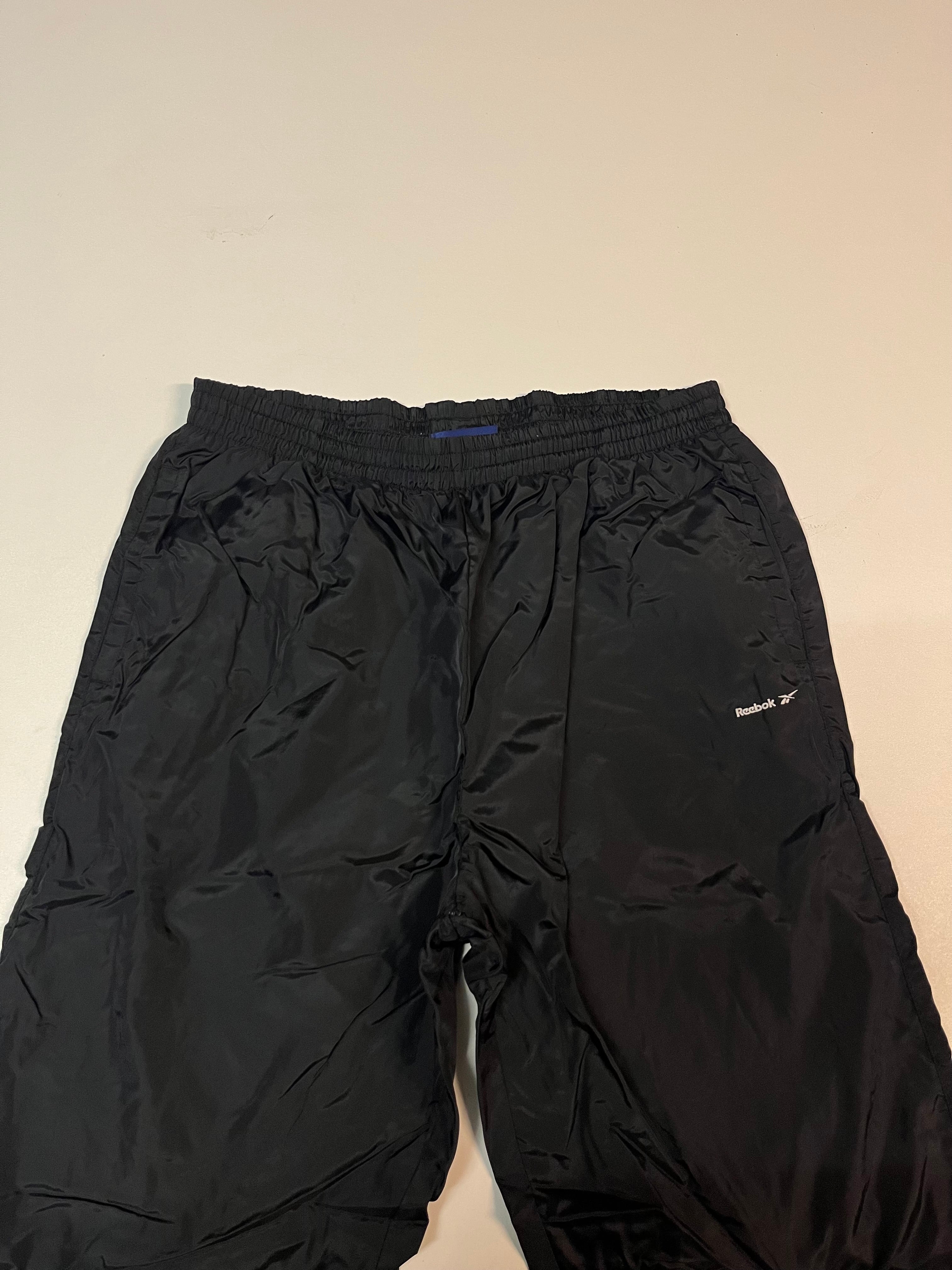 Reebok Vintage Trackpants - XL Fit (Fits M/L) Baggy Style 2035 | Retro Athletic Joggers for Men, Casual Streetwear & Lounge Pants