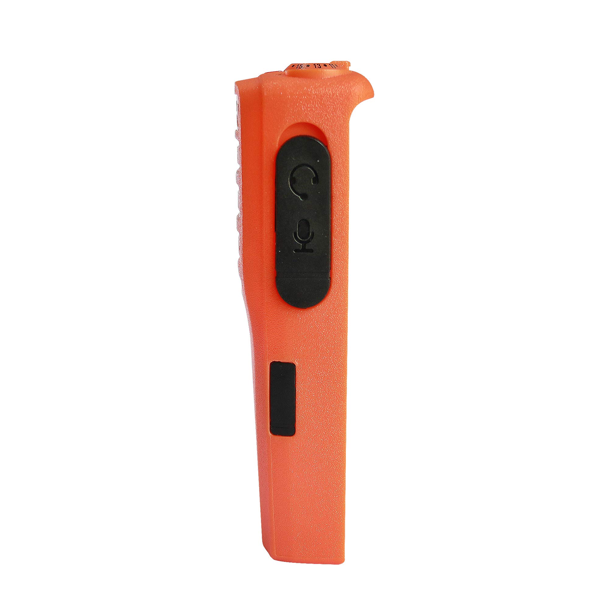16-Channel Replacement Housing Case for Motorola CP200D Radio with Buttons & PTT Stickers - Durable Protective Cover for Walkie-Talkie Accessories (Ideal for Construction, Security & Outdoor Communication)