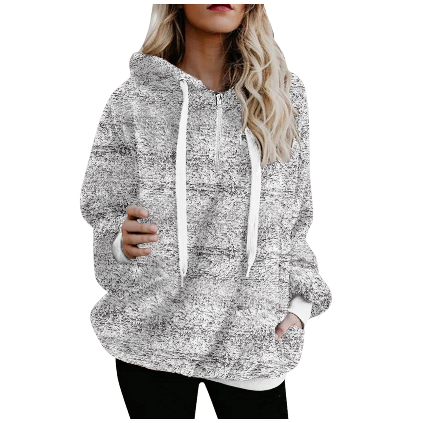 Women's Halloween & Christmas Sweater - Striped Crew Neck Pullover with Drawstring | Cozy Holiday Costume & Party Outfit for Festive Gatherings