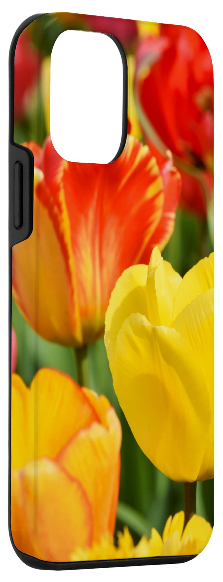 Premium iPhone 12 Mini Tulip Flower Case - Slim Protective Phone Cover with Floral Design for Women & Girls - Perfect for Everyday Use, Travel & Gifting