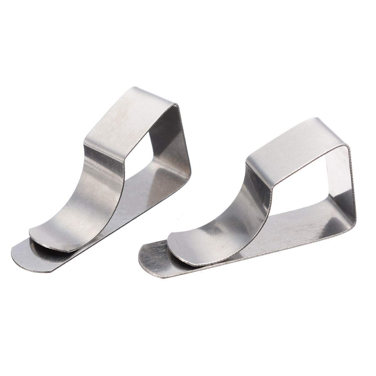 8-Piece Stainless Steel Tablecloth Clips - Heavy Duty Table Cloth Holder Clamps for Party, Picnic, and Outdoor Dining - Securely Holds Table Covers in Windy Conditions