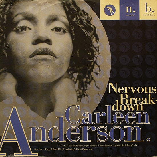 Carleen Anderson - Nervous Breakdown 12 YRT112 Circa - Vintage Vinyl Record for Music Collectors & Jazz Enthusiasts - Perfect for Home Listening & DJ Sets