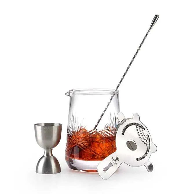 Barfly Wide Base Mixing Glass - 25 oz (740 ml) Cocktail Mixing Glass for Bartenders & Home Bars - Perfect for Stirring, Mixing & Serving Cocktails