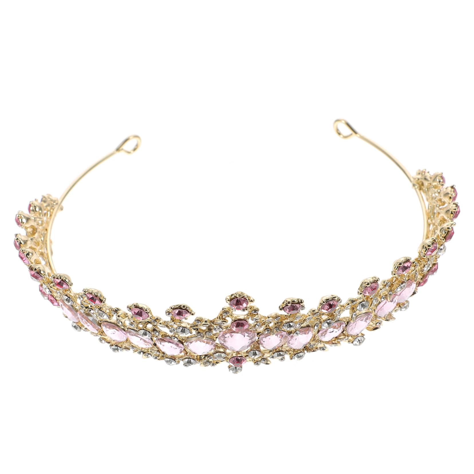 Beaupretty 2-Piece Rhinestone Bridal Tiara Set - Alloy Queen Crown Headpiece for Wedding, Birthday, Bride | Crystal Hair Accessories & Decor (Multicolor) | Perfect for Bridal Shower, Bachelorette Party & Special Occasions