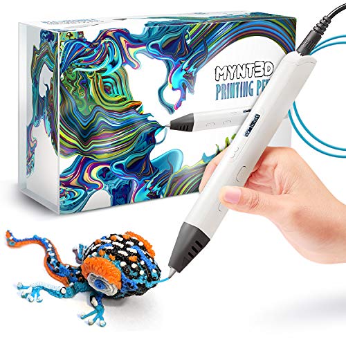 MYNT3D Professional 3D Printing Pen with OLED Display - Perfect for DIY Crafts, 3D Art Projects & Home Decor Creations
