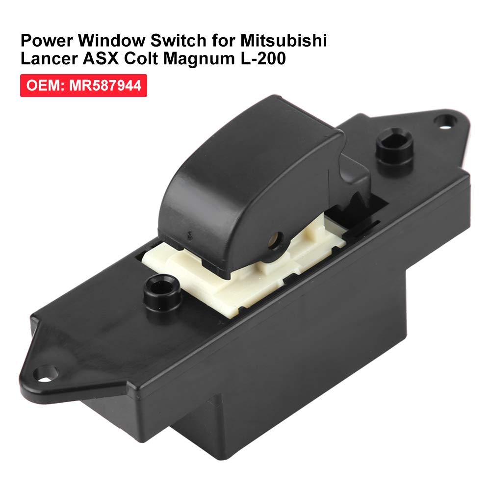Power Window Switch Replacement for Mitsubishi Lancer ASX Colt Magnum L-200 - OEM MR587944 - Auto Electric Window Control Switch for Smooth Operation (Perfect for DIY Car Repairs & Window Maintenance)