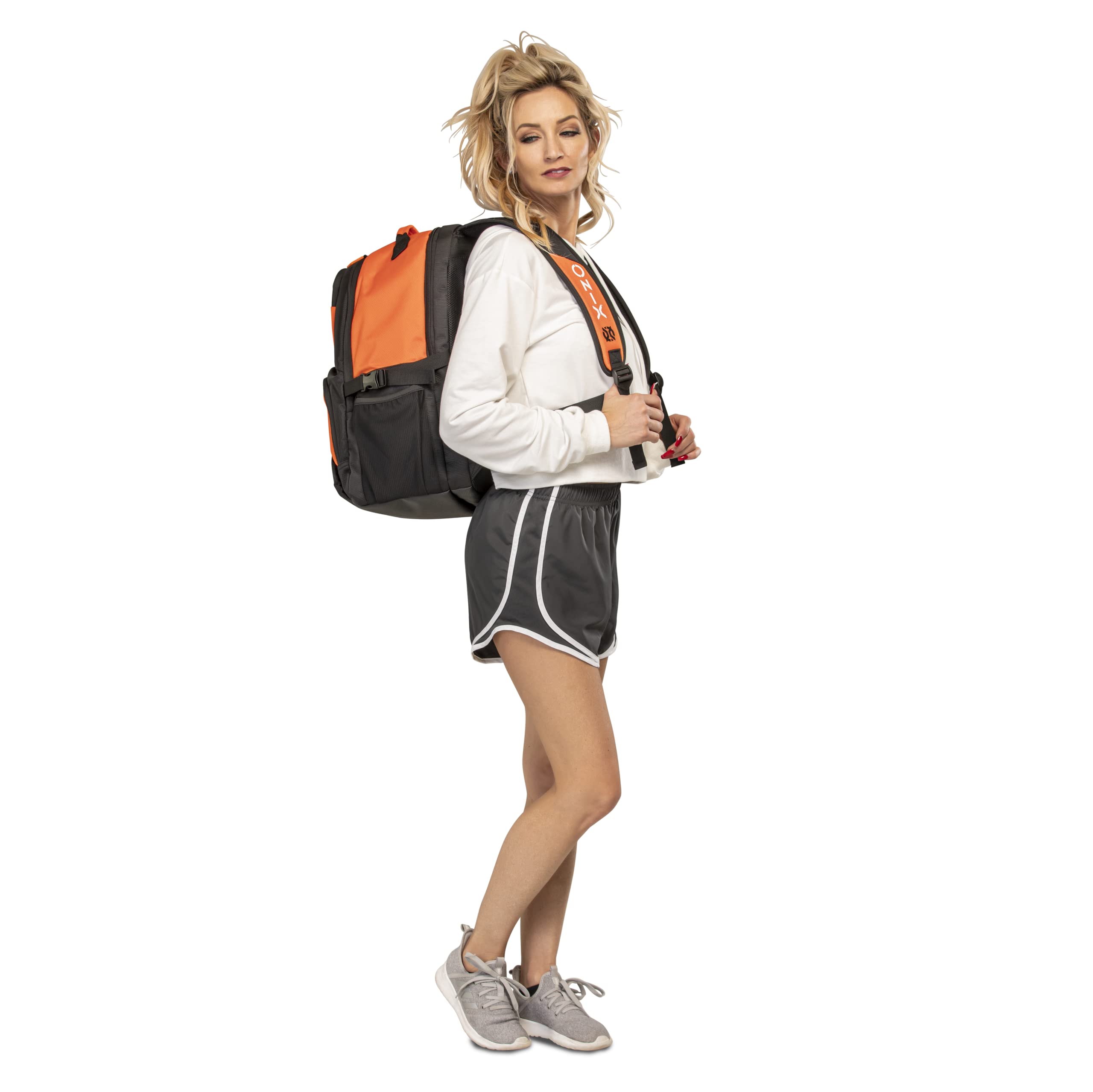 ONIX Pro Team Backpack - Premium Durable Laptop Backpack for Work, Travel & Gym - Water-Resistant School Backpack with USB Charging Port & Anti-Theft Design (Perfect for Professionals, Students & Commuters)