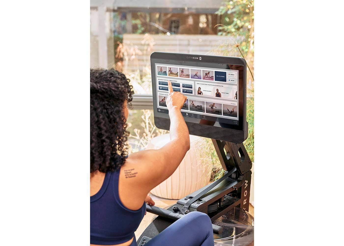 WaterRower A1 CityRow Connect Shadow Rowing Machine - Premium Home Fitness Equipment for Full-Body Workout | Perfect for Small Spaces & Cardio Training
