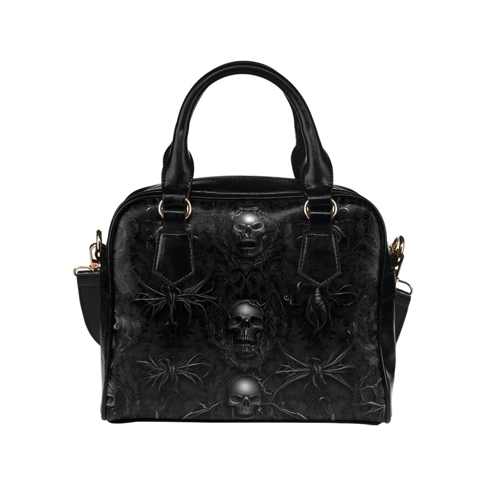 Gothic Skull Shoulder Bag for Women - Stylish Crossbody Purse with Adjustable Strap - Perfect for Halloween, Parties, and Everyday Use