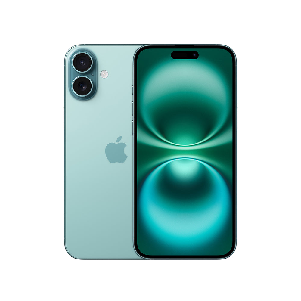 iPhone 16 Plus 128GB Blue Green - Latest Smartphone for Work, Travel & Entertainment | Fast Performance & Stunning Display