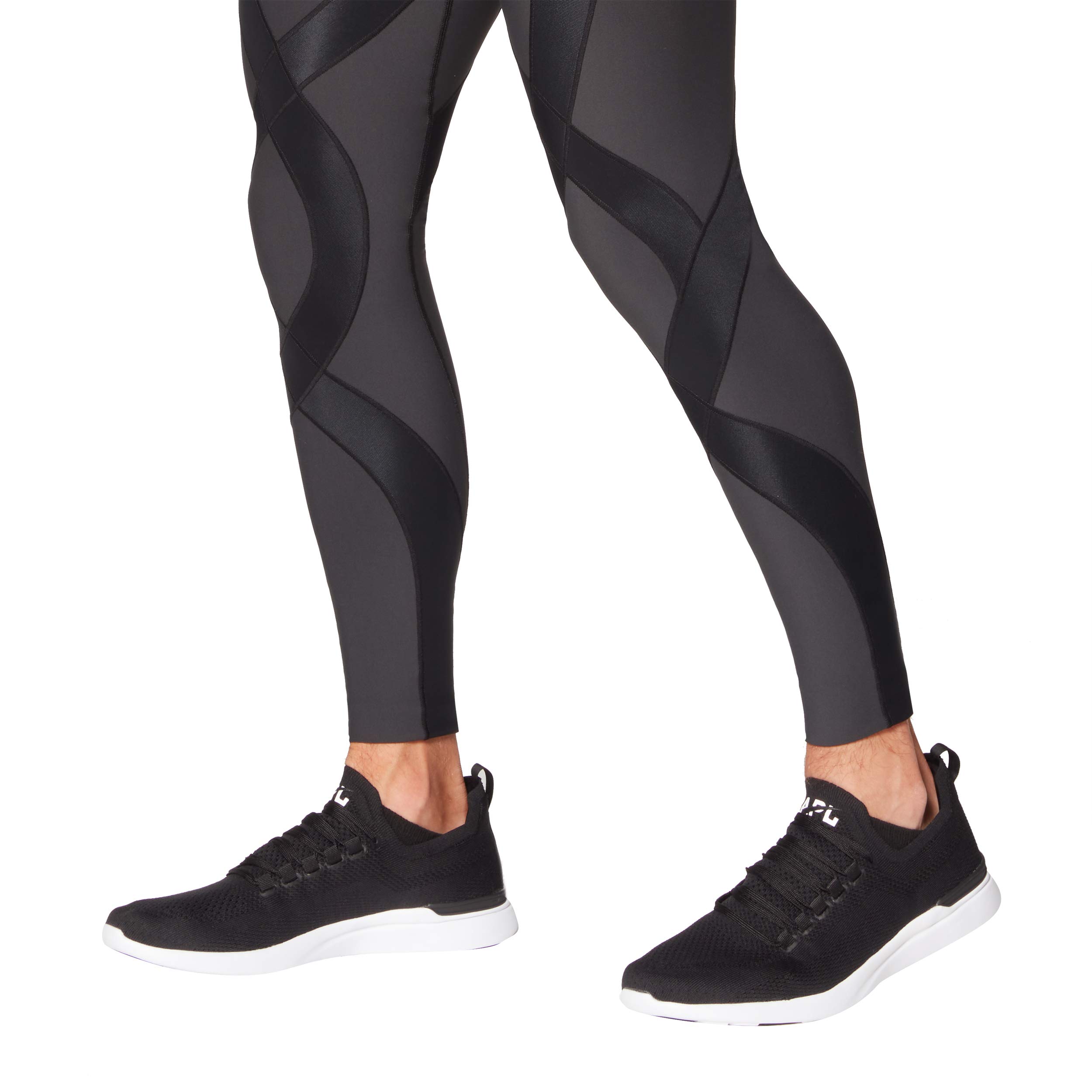 CW-X Men's Endurance Generator Insulator Thermal Compression Tights - Base Layer Pants for Skiing, Snowboarding & Winter Sports - Stay Warm During Cold Weather Activities