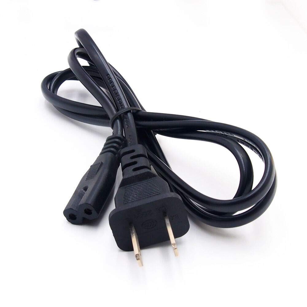 HP OfficeJet 200 250 Printer Replacement 2-Prong AC Power Cord Cable | Compatible with All-in-One Portable Printers | Perfect for Home Office, Business Travel & On-the-Go Printing