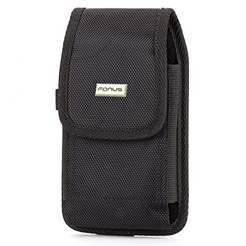 Durable Canvas Holster Belt Clip Case for Verizon Samsung Galaxy Nexus LTE/S3 (SCH-I535)/S4 (SCH-I545) - Heavy Duty Phone Pouch with Swivel Clip for Work, Outdoor & Everyday Use