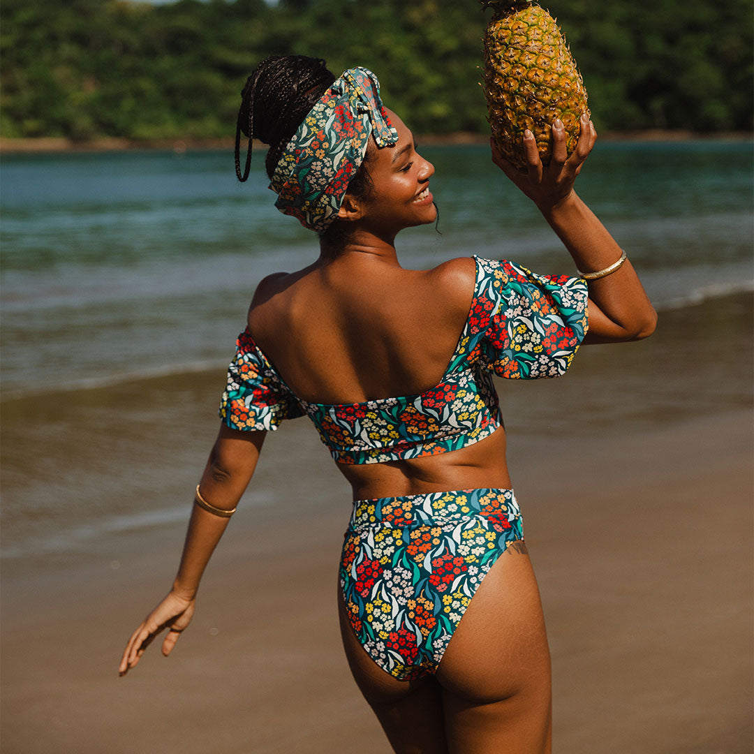 Costa Floral Almost Cheeky Bottoms - Sexy Lingerie for Women, Comfortable Underwear for Daily Wear & Special Occasions