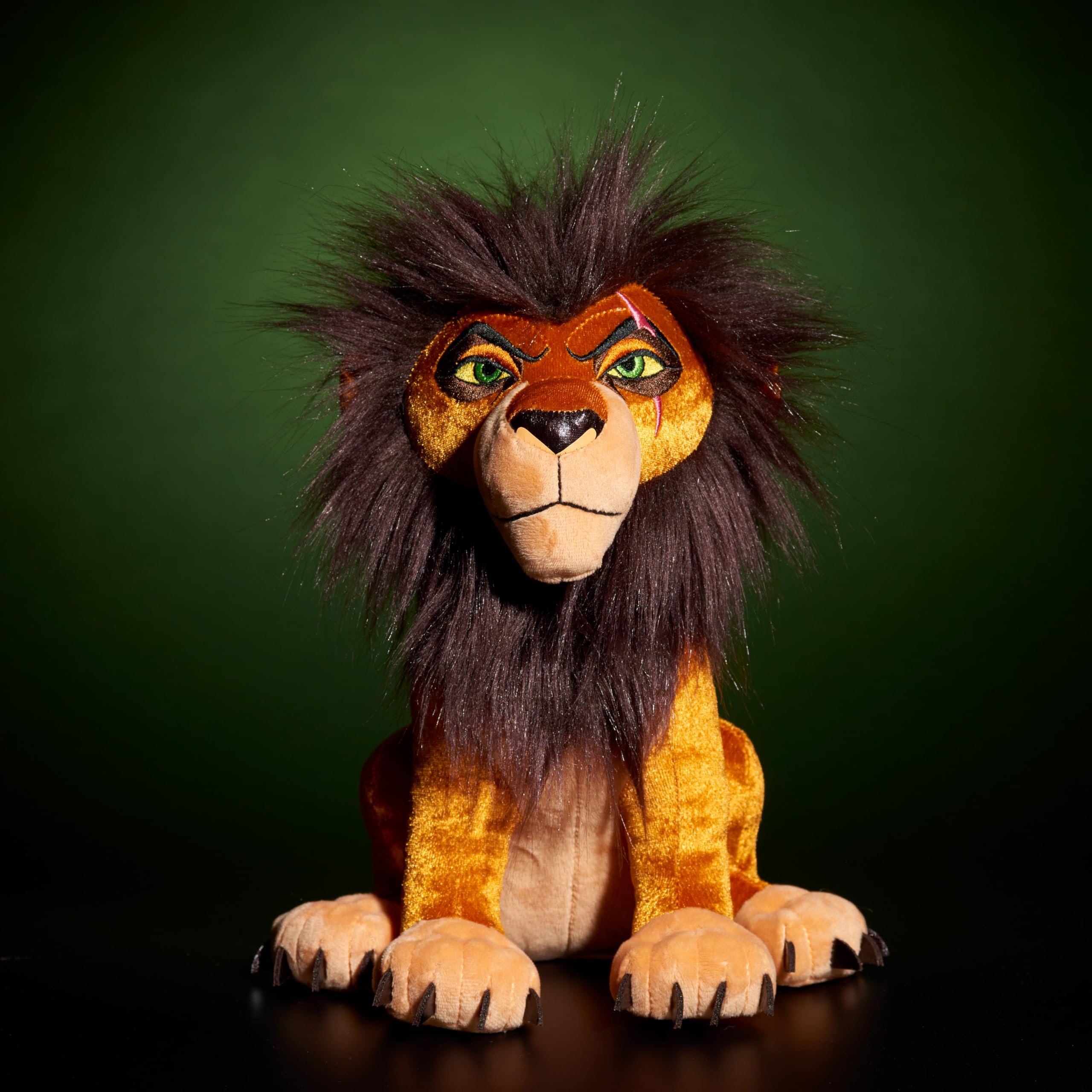 Disney Villains Scar 13-inch Plush Stuffed Animal Toy - The Lion King Collectible for Kids Ages 3+ | Perfect for Birthday Gifts, Disney Collections, and Lion King Themed Decor by Just Play