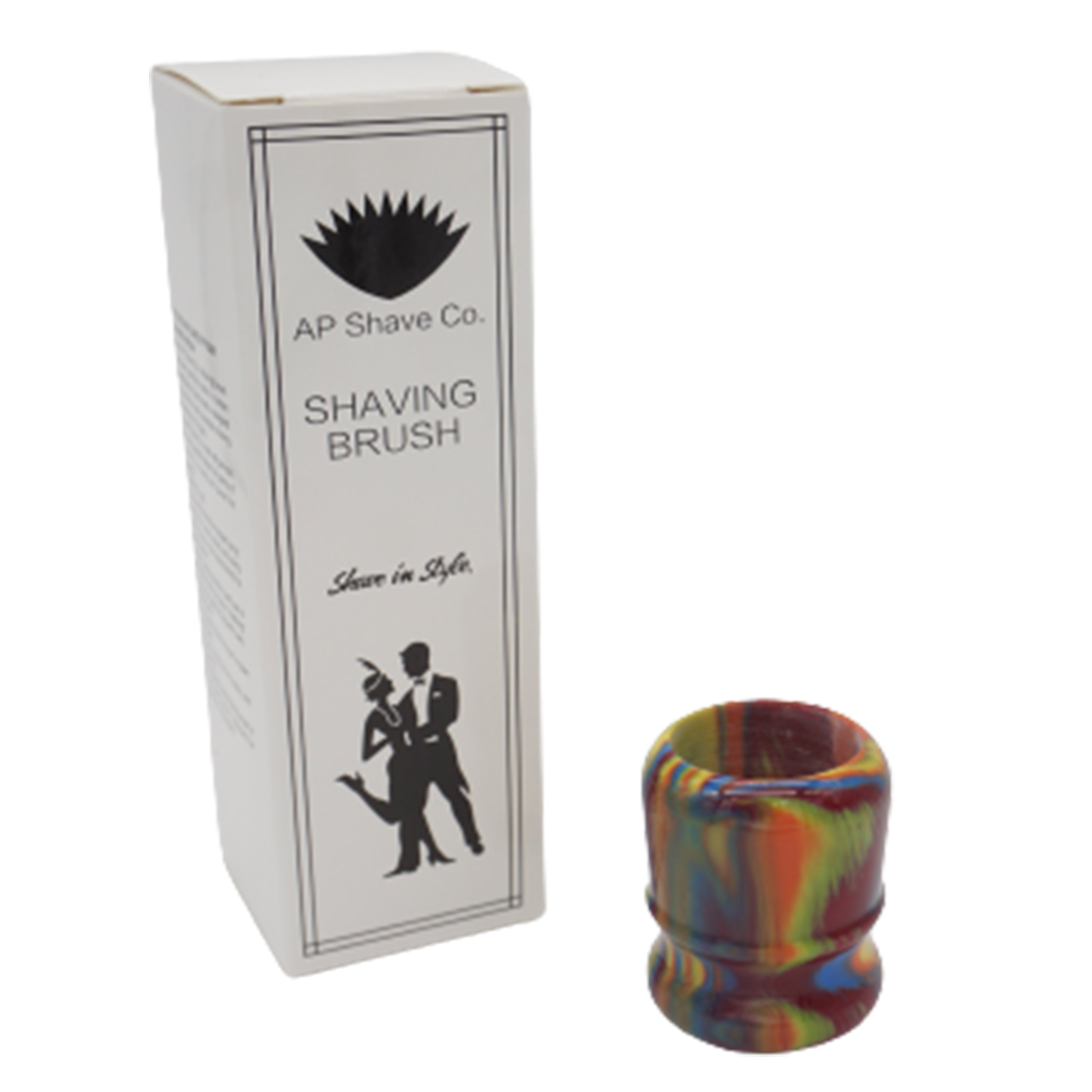 Premium Handcrafted Disco Shaving Brush Handle - Fits 24mm & 26mm Knots - Perfect for Wet Shaving, Grooming Kits & Luxury Bathroom Accessories