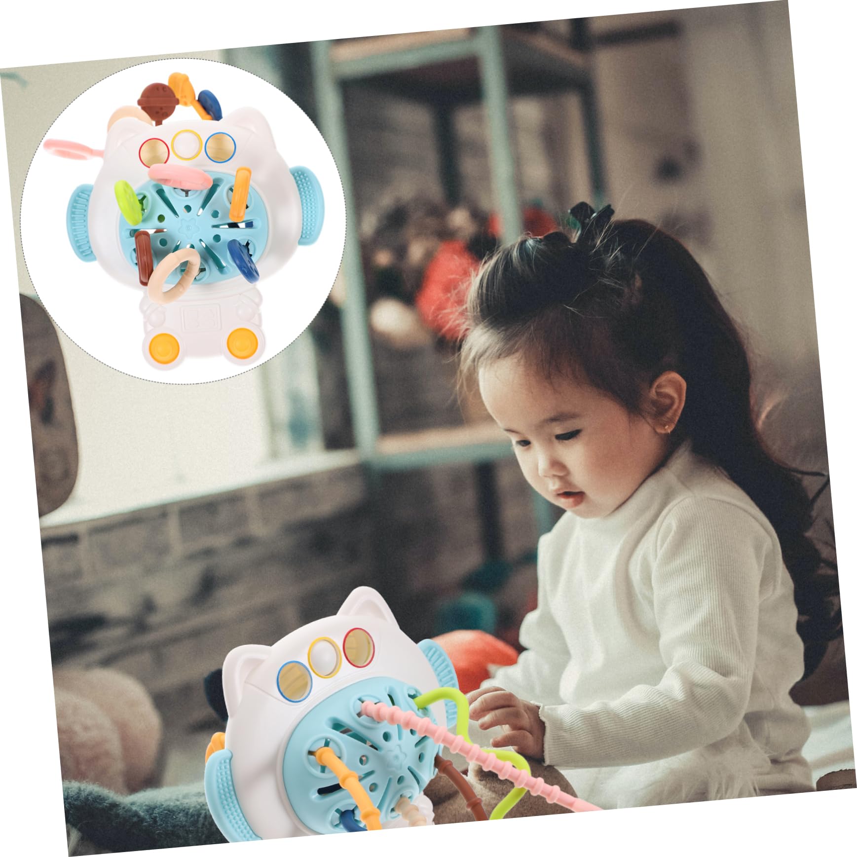 FAVOMOTO 3-Pack Drawstring Bath Toys for Toddlers - STEM Learning, Teething & Sensory Development - Waterproof Educational Toys for Kids - Perfect for Bathtime, Playtime & Early Childhood Learning