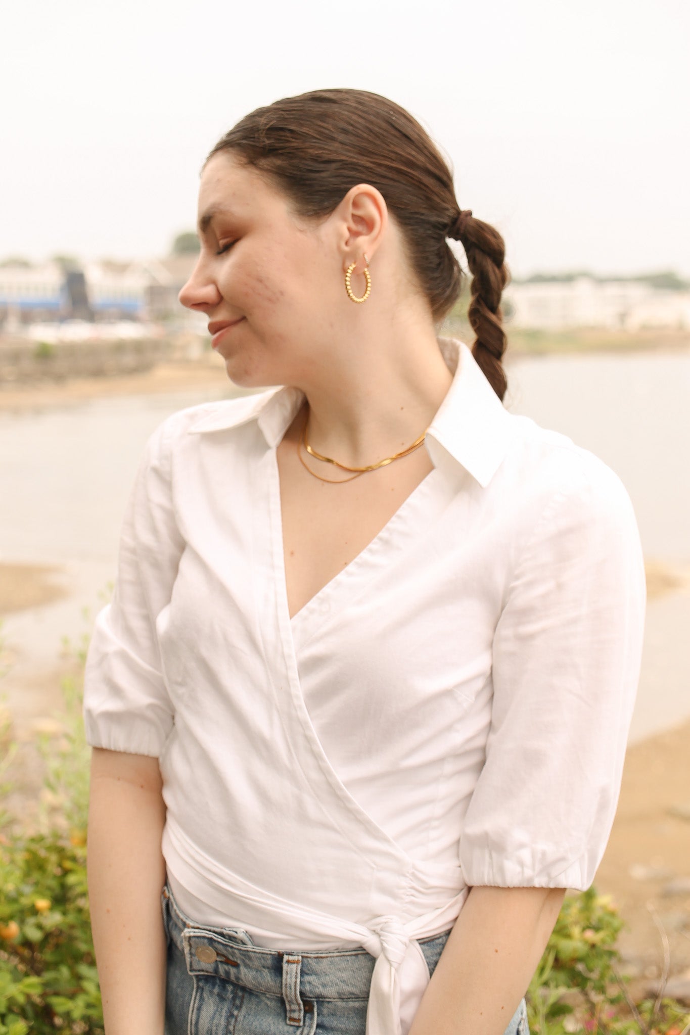 Back Bay Layered Gold Necklace for Women - Elegant Dainty Layered Chain Necklace for Everyday Wear, Date Night & Gift Giving