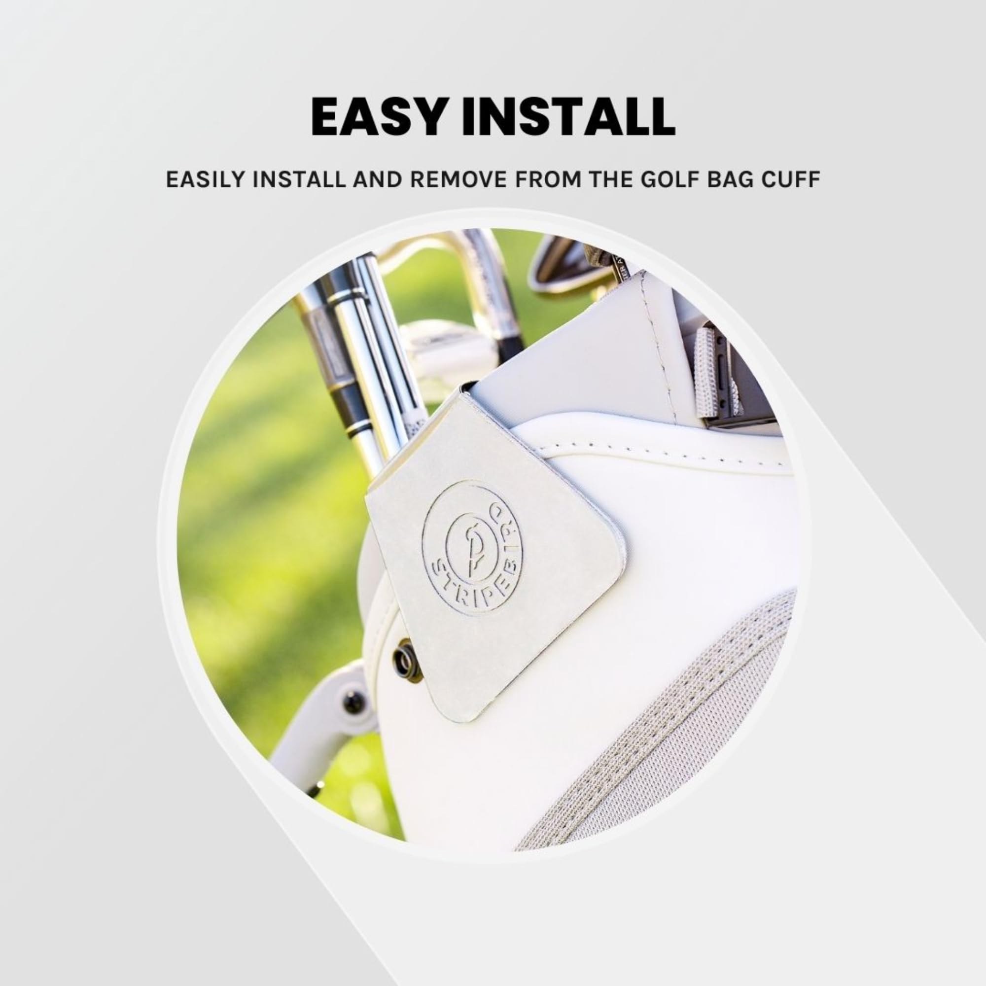 Premium Steel Golf Bag Hub - Durable Magnetic Accessory Holder for Golf Clubs & Gear | Secure & Easy Access to Golf Tools on the Course | Perfect for Golfers, Caddies & Driving Range Practice
