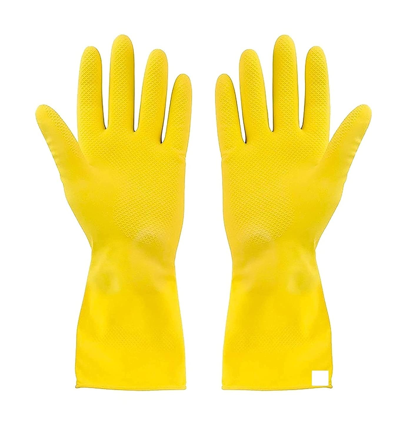 **AIR O MATIC Multicolor Reusable Rubber Cleaning Gloves Set – 2 Pairs (Large) – Long Sleeve Kitchen, Dishwashing, Gardening & Household Gloves – Durable, Waterproof & Comfortable for Washing, Cleaning & Outdoor Use**    *(Perfect for Kitchen Chores, Dishwashing, Gardening, Car Washing & Household Cleaning Tasks)*