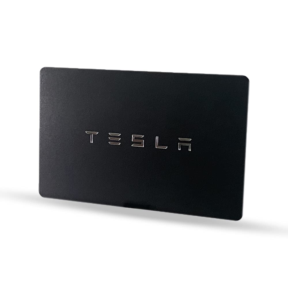 Tesla Model 3/Y Key Card - Black NFC Key Fob with Flash Memory & USB Compatibility for Smartphones & Tablets | Vehicle Accessory for Keyless Entry & Secure Car Access