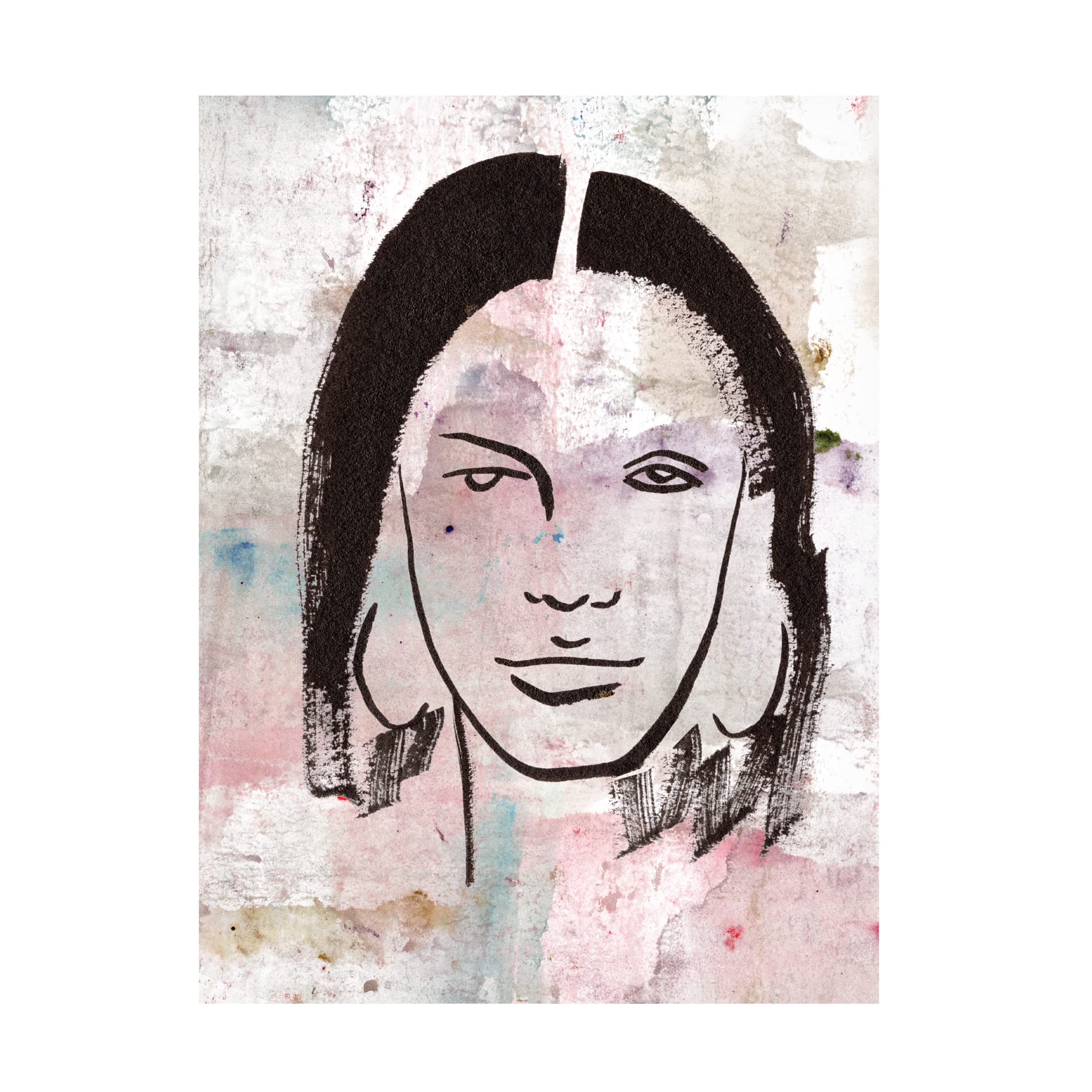 Trademark Fine Art 'Feminas II' Canvas Wall Art by Melissa Wang - Modern Abstract Painting for Living Room, Bedroom & Office Decor