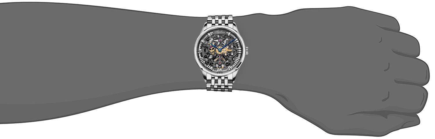 AGELOCER Men's Luxury Automatic Skeleton Watch - Top Brand Fashion Mechanical Timepiece with Genuine Leather Band, 50M Waterproof - Perfect for Business, Formal Events & Daily Wear