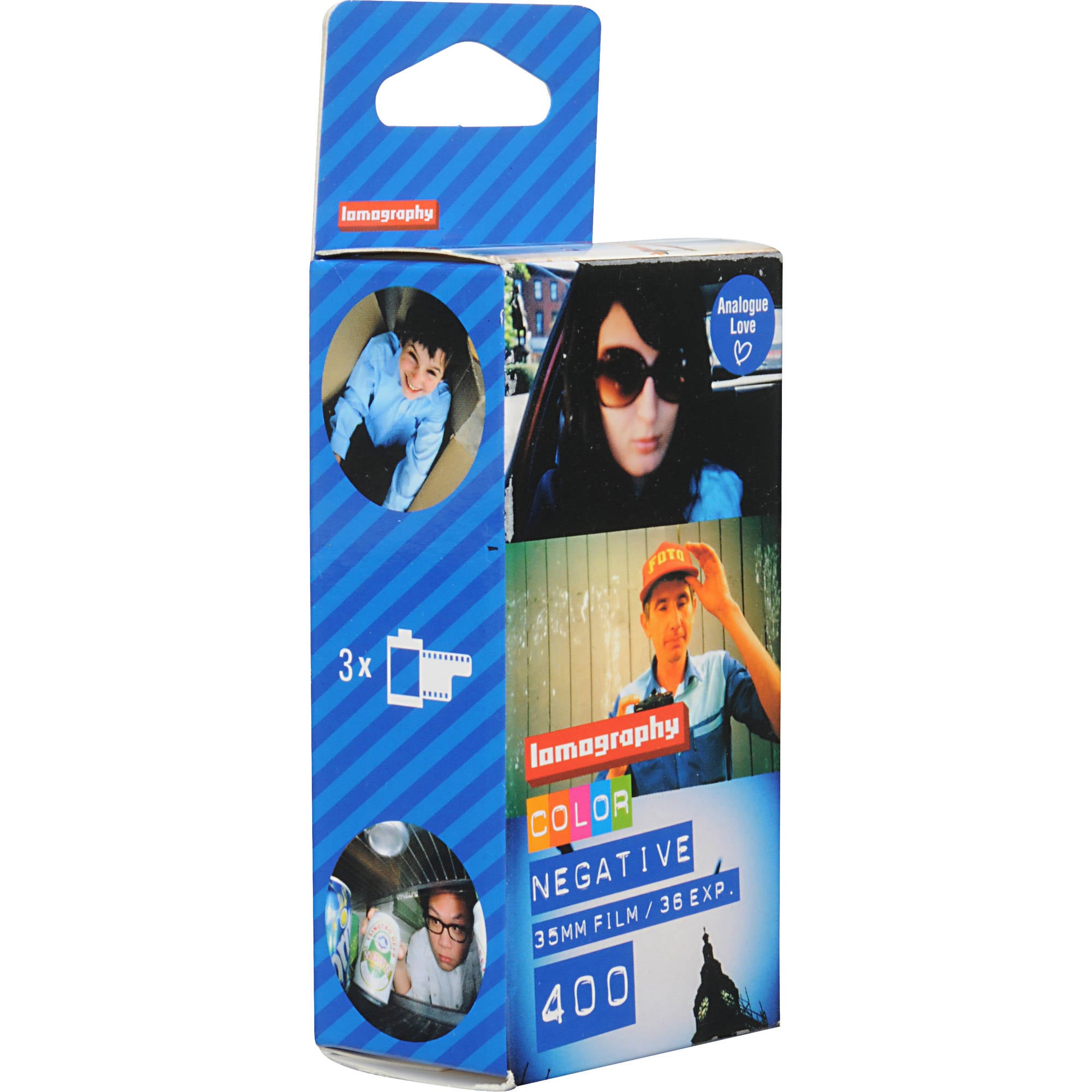 Lomography Lomo Color 400 35mm Film (3 Rolls) - Perfect for Street Photography, Travel & Vintage Style Photos