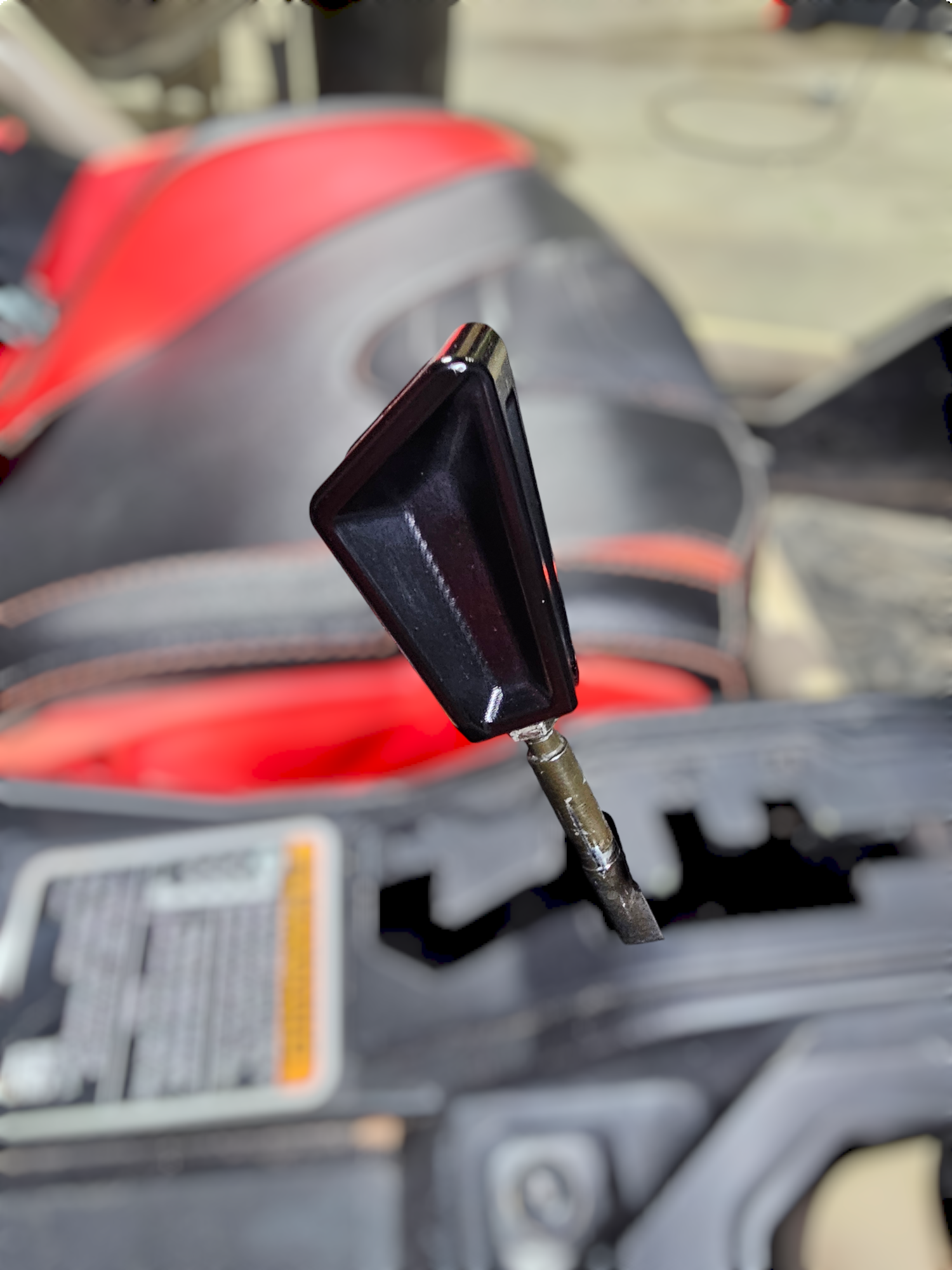 Can Am X3 Maverick Shift Knob - Anodized Black Finish for 2017 to Current Models - Upgrade Your Off-Road Vehicle Accessories for Enhanced Driving Experience