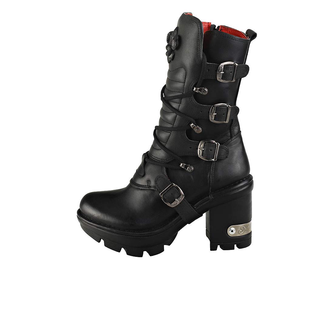 Unisex Platform Boots in Black - Size 8.5 US Men / 10 US Women - Trendy Chunky Sole Shoes for Streetwear & Winter Fashion