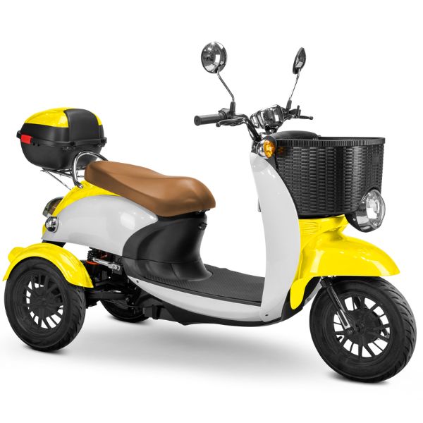 Premium Supreme 3-Wheel Mobility Scooter for Adults - Lightweight Electric Scooter with Long Battery Life - Ideal for Shopping, Travel & Outdoor Activities